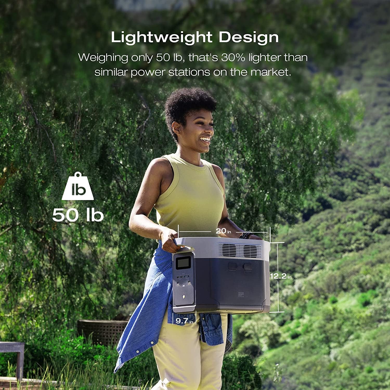 DELTA 2 MAX Power Station with Smart Extra Battery, Expand Capacity from 2048Wh to 4096Wh, Solar Generator for Home Backup, Emergency, Outdoor Camping