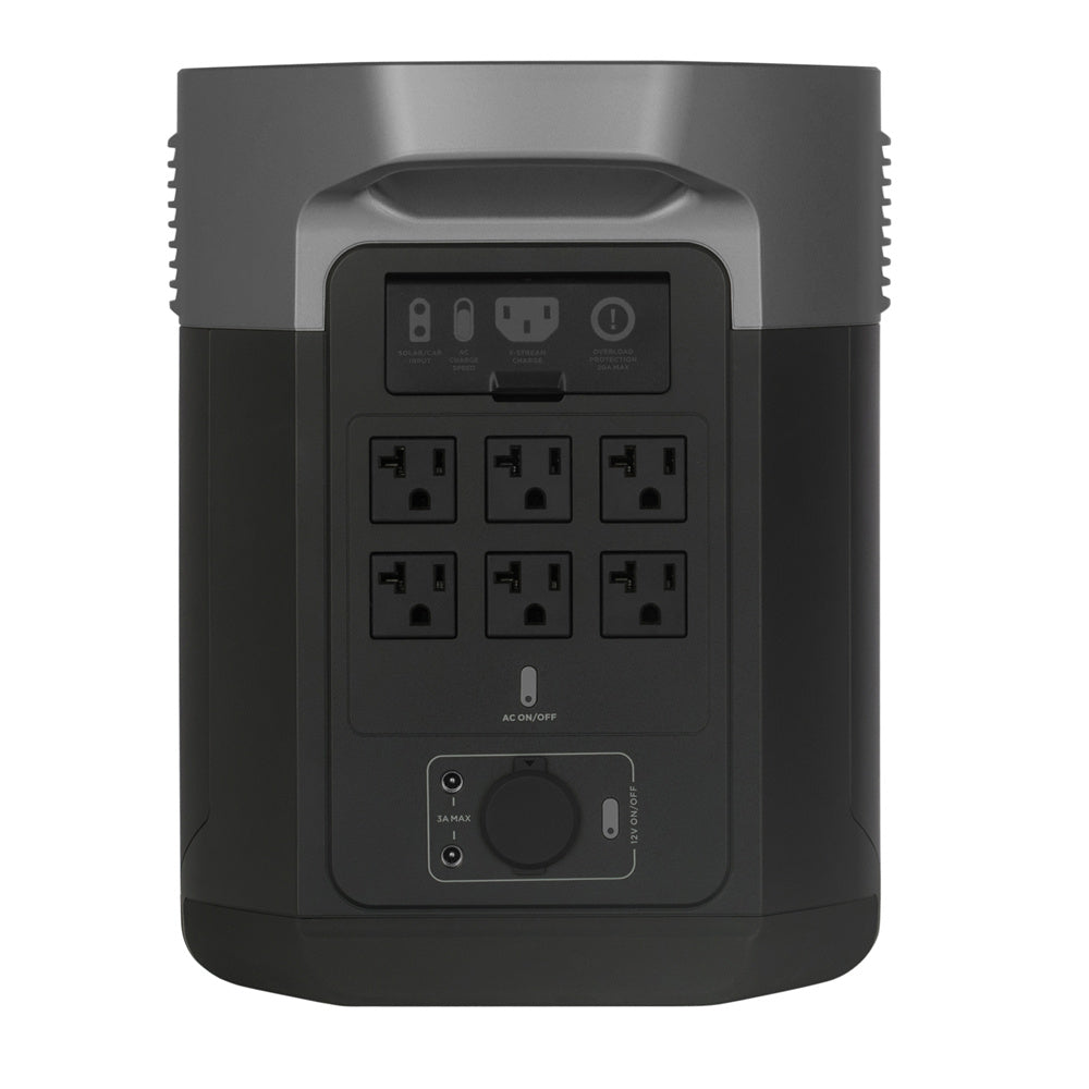 【US Direct】Ecoflow DELTA Max 1600 1612Wh Portable Power Station Electric Supply Solar Generator for Travel RV Camping