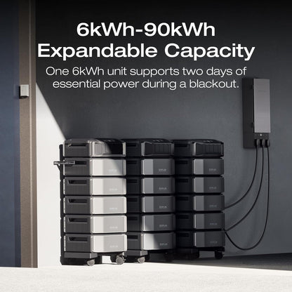 12Kwh Power Station: DELTA Pro Ultra with Extra Battery, 120/240V 7200W AC Output, Lifepo4 Home Battery Backup Expandable to 90Kwh, Solar Generator for Home Use, Emergency, Camping, RV