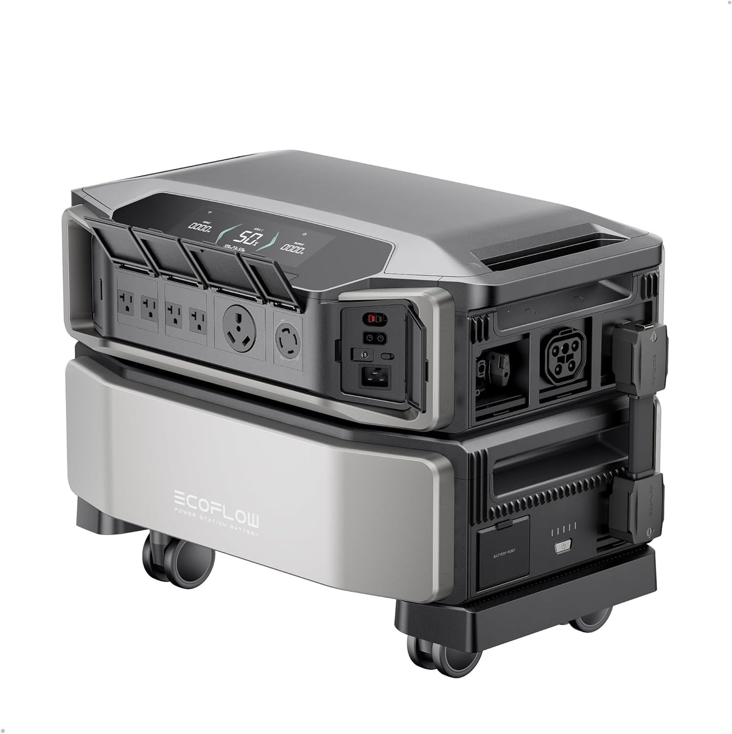 DELTA Pro Ultra 6000Wh Power Station, 120/240V 7200W AC Output, Lifepo4 Home Battery Backup Expandable to 90Kwh, 2H to Full Charge, Solar Generator for Home Use, Emergency, Camping, RV