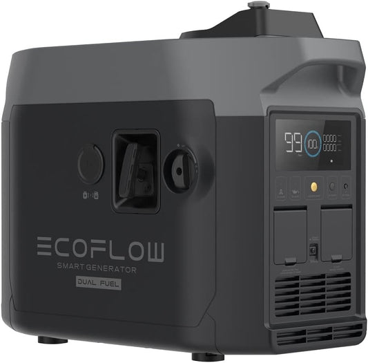 1800W Dual Fuel Smart Generator with Both LPG and Gas Powered Support, Smart Control, for Home Battery Backup, Emergency, Applicable for DELTA Pro/Delta Max/Delta 2/DELTA 2 Max