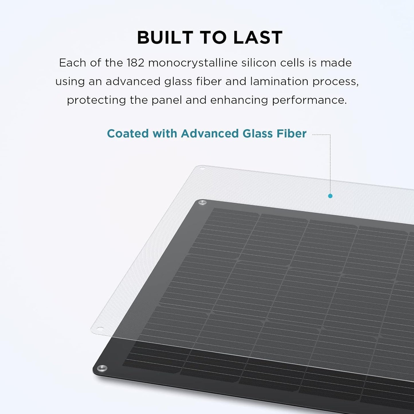 100W Flexible Solar Panel with High Efficiency Solar Modules, IP68 Waterproofing, Ideal for Off-Grid Solar Panel Kits, PV Charging, Power Kits & Ecosystem