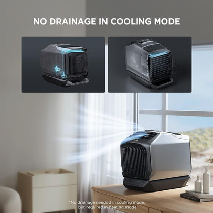WAVE 2 Portable Air Conditioner, Air Conditioning Unit with Heat, Portable AC for Outdoor Tent Camping/Rvs or Home Use (Battery Not Included)