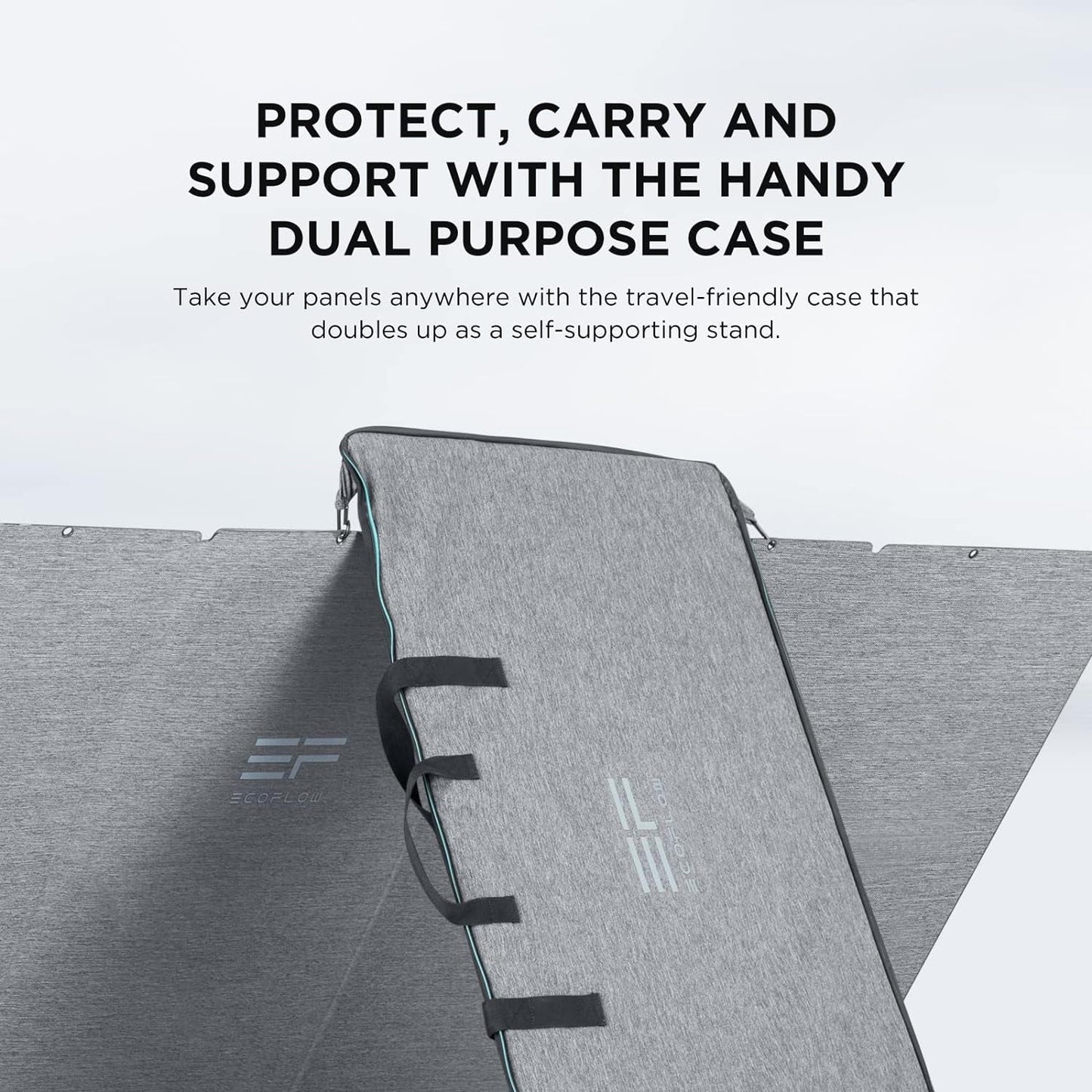 400W Portable Solar Panel, Foldable & Durable, Complete with an Adjustable Kickstand Case, Waterproof IP68 for Outdoor Adventures